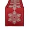 DII® 70" Sparkle Snowflakes Embroidered Table Runner